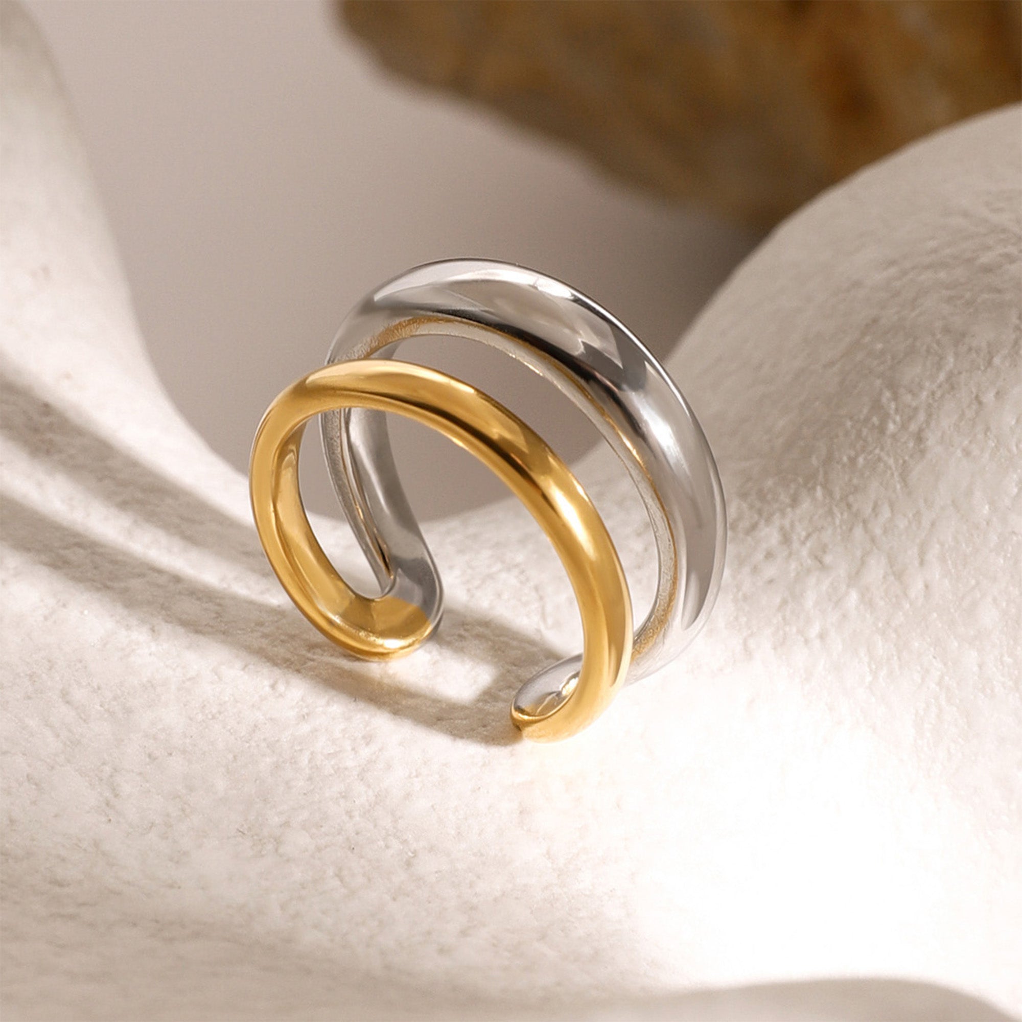 Dilla dubbele open ring