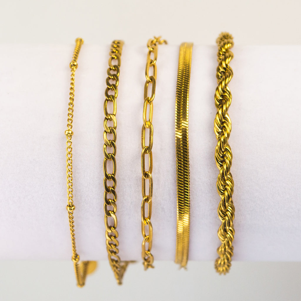 Gold Essential Bracelet Pack