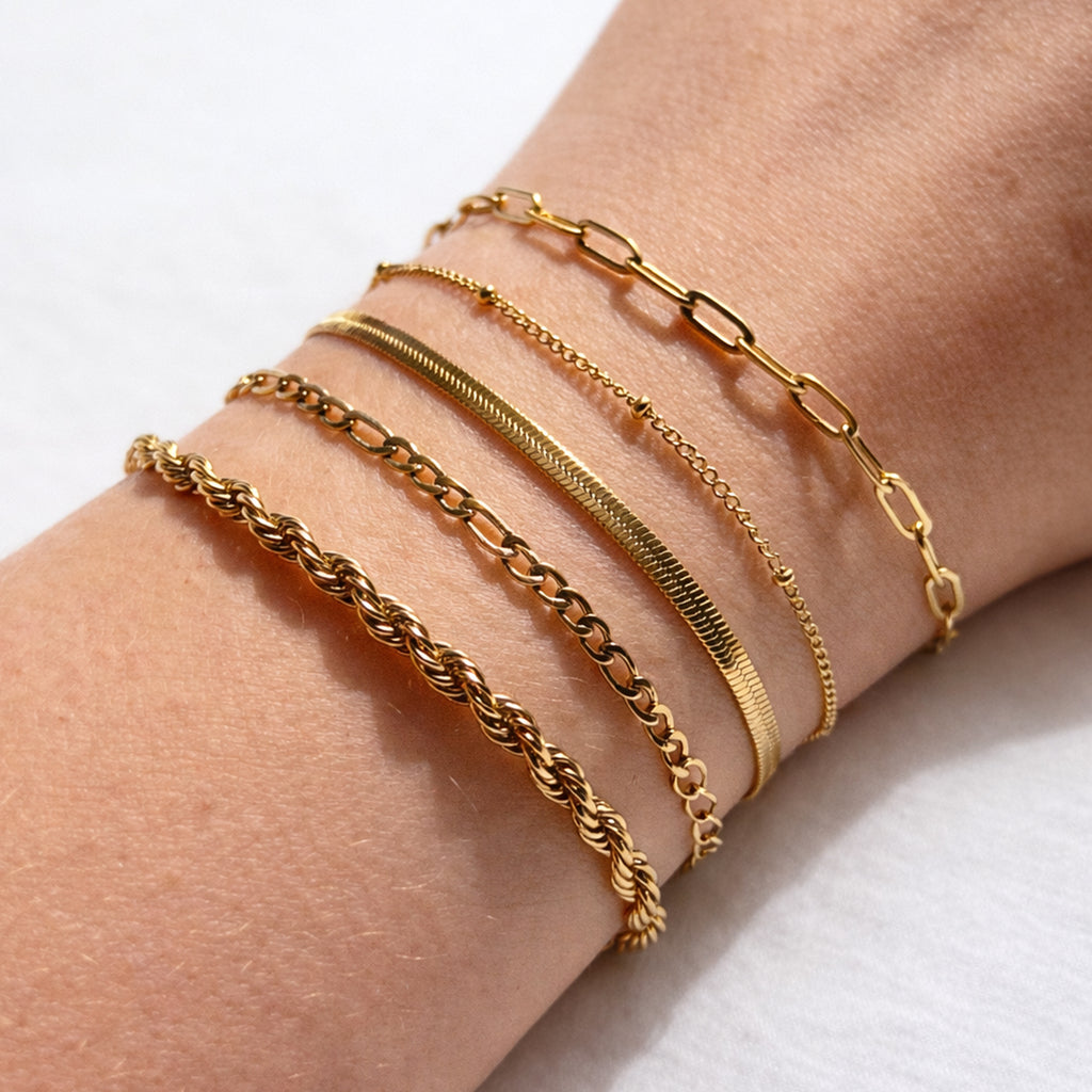 Gold Essential Bracelet Pack