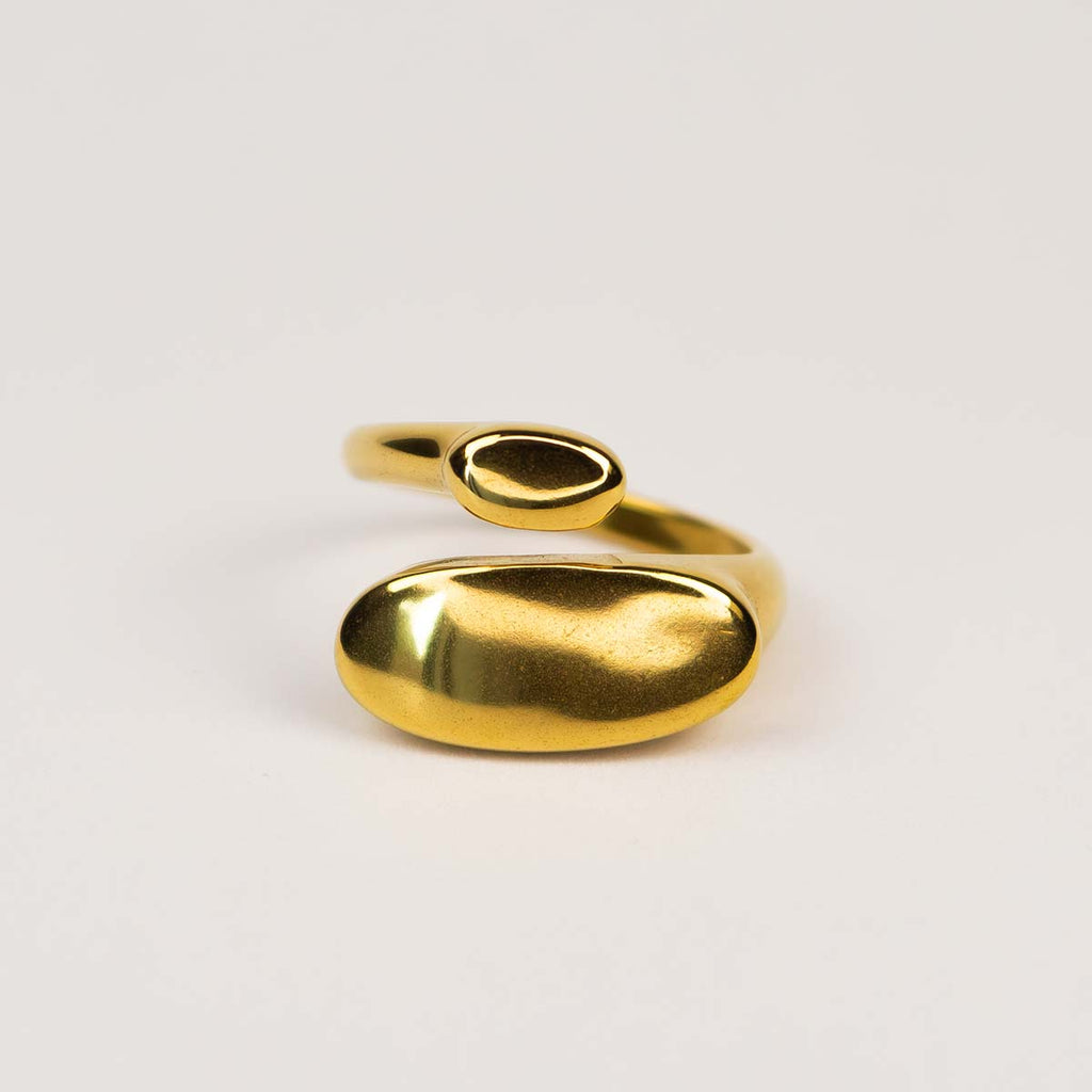 Anello aperto ovale Greta