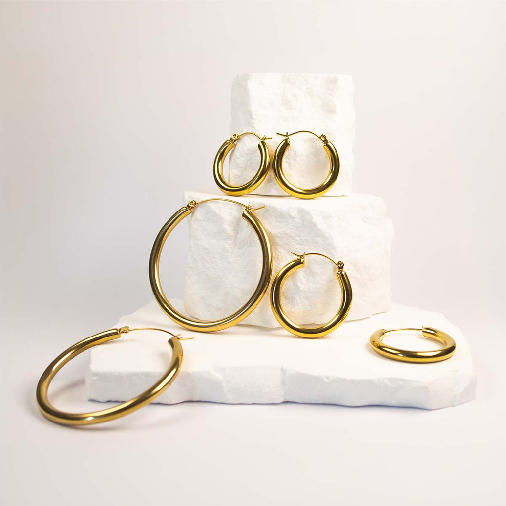 Gwen Classic Hoop Earrings