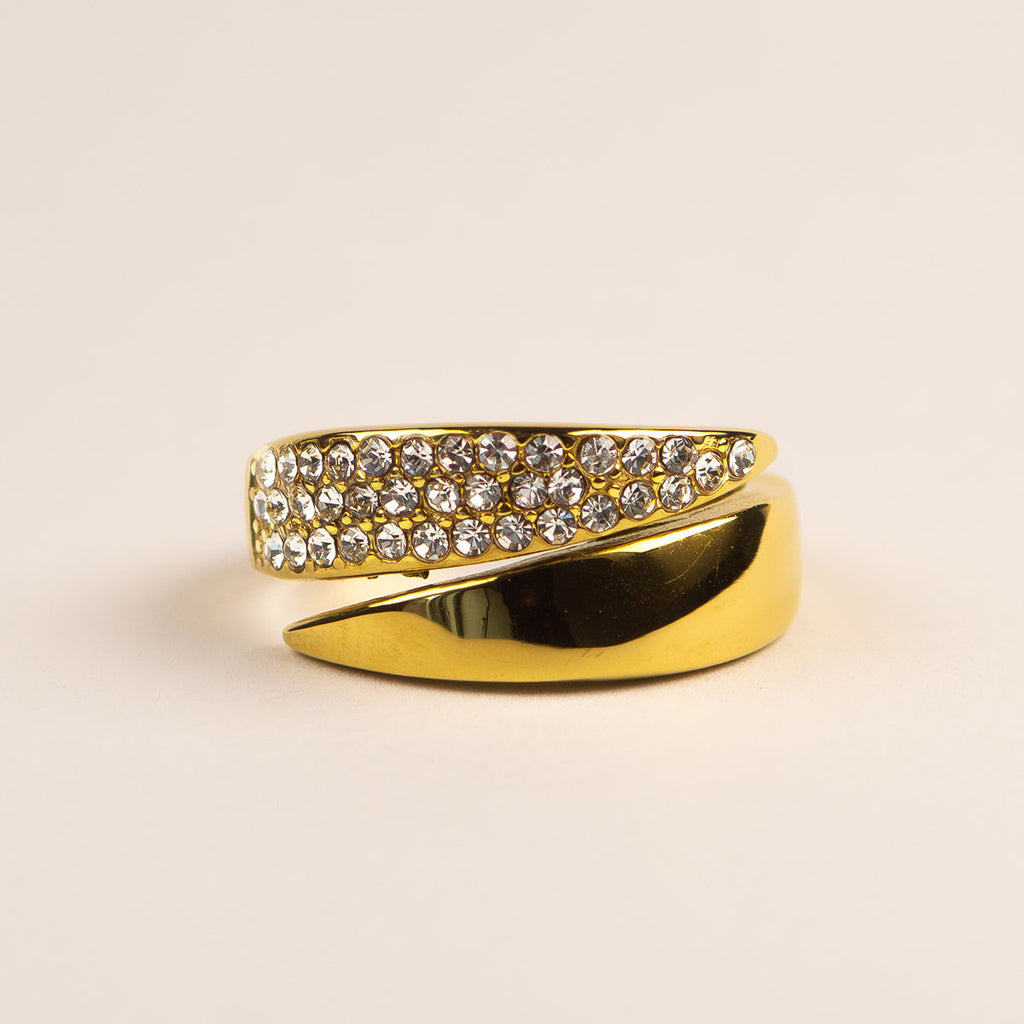 Ines Pavé Wrap Ring