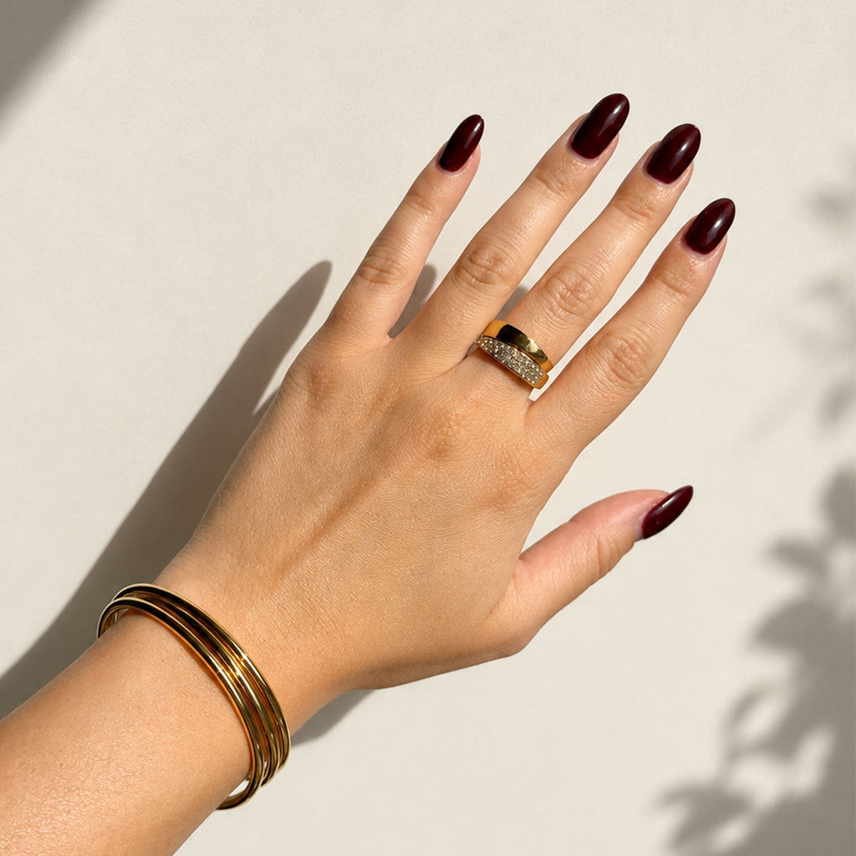 Ines Pavé Wrap Ring