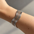 Isla Multi-Line Cuff Bracelet