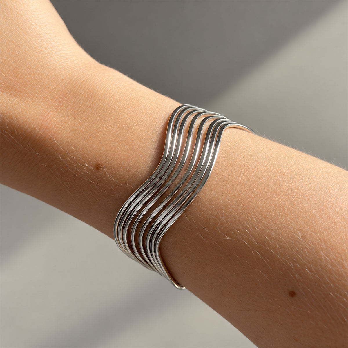 Isla Multi-Line Cuff Bracelet