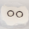 Kaia Essential Hoops silver 16mm size stainless steel — Tamola Jewellery