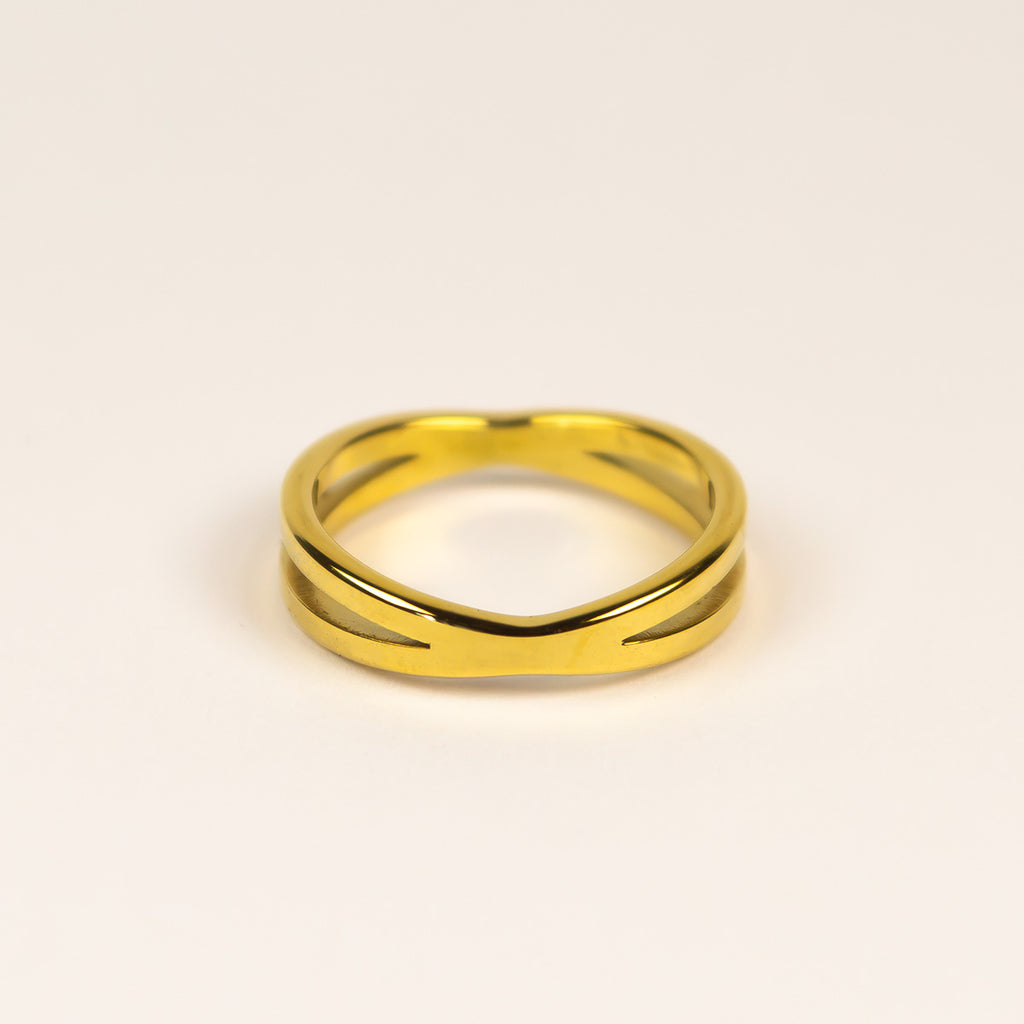 Mette Zircon Cross Ring