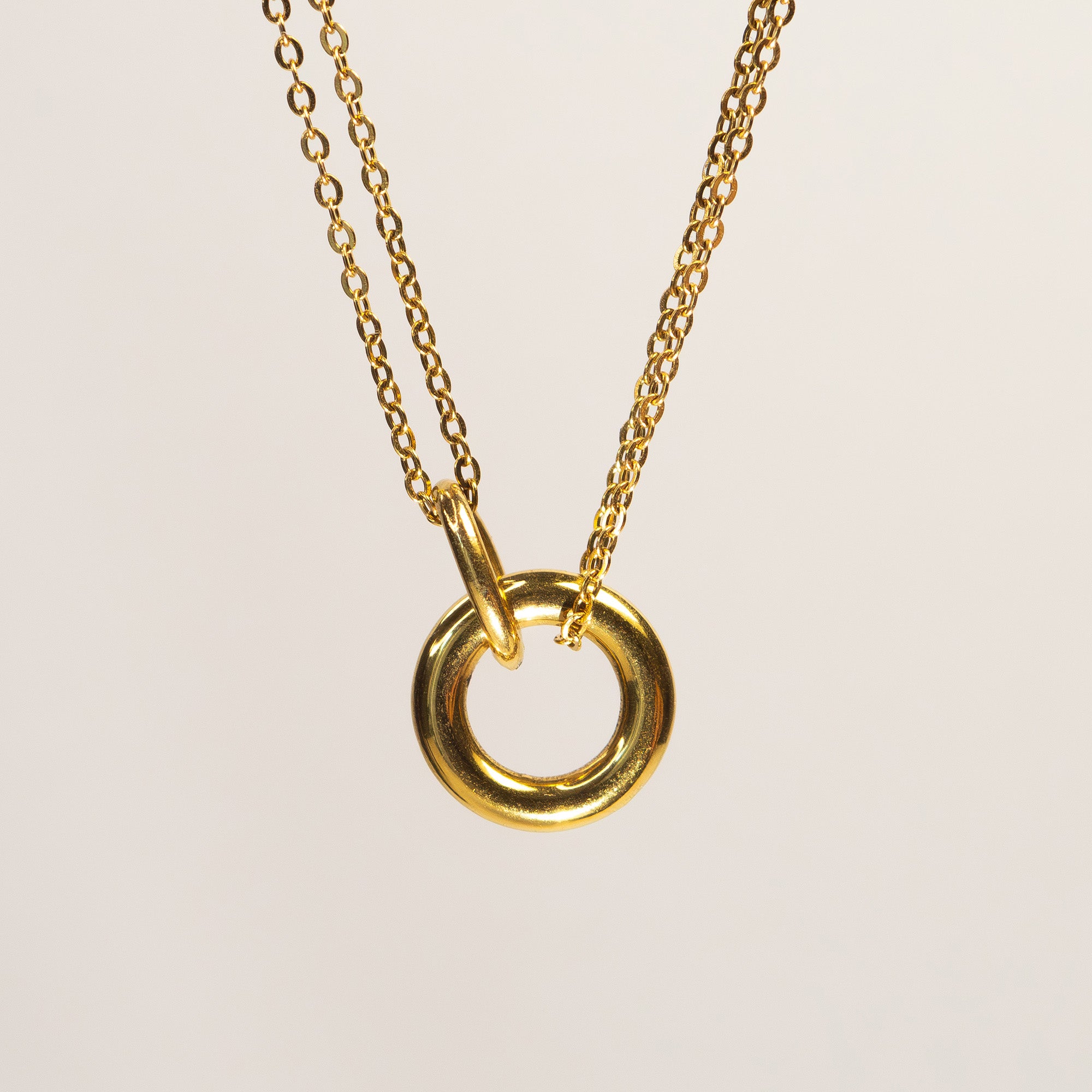Mila Interlocking Circle Necklace