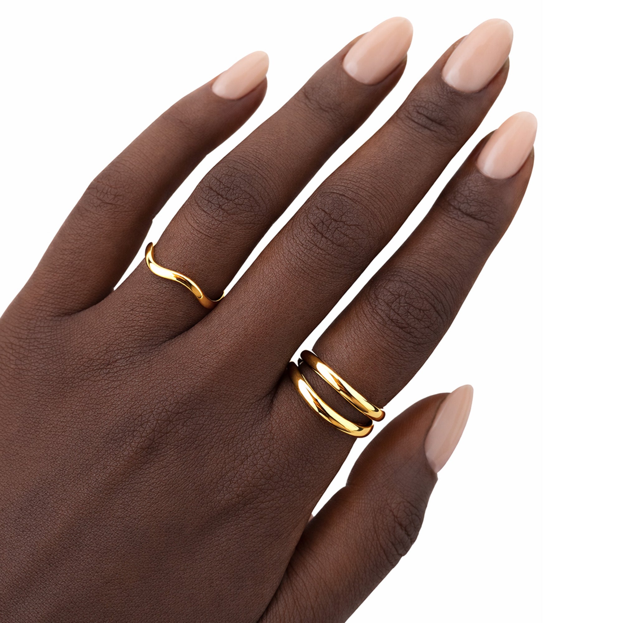 Mira Double Band Ring