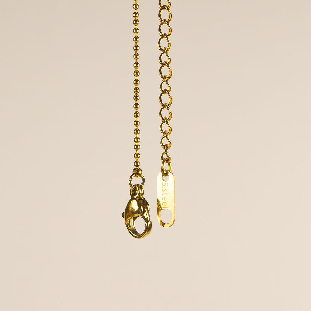 Petra Emerald Ball Chain Necklace