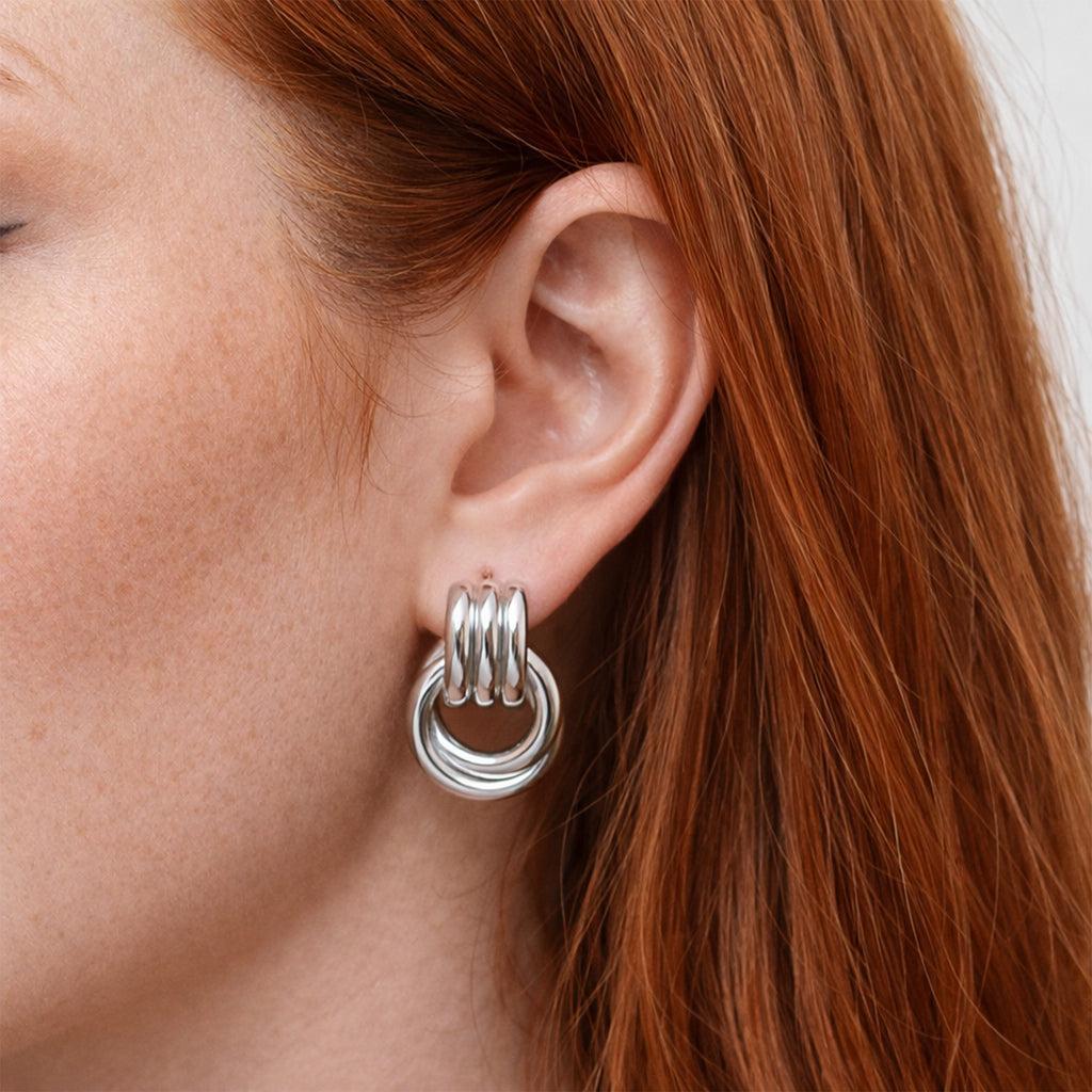 Riva Sculptural Knot Earrings