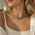 Collana con colletto in zibellino