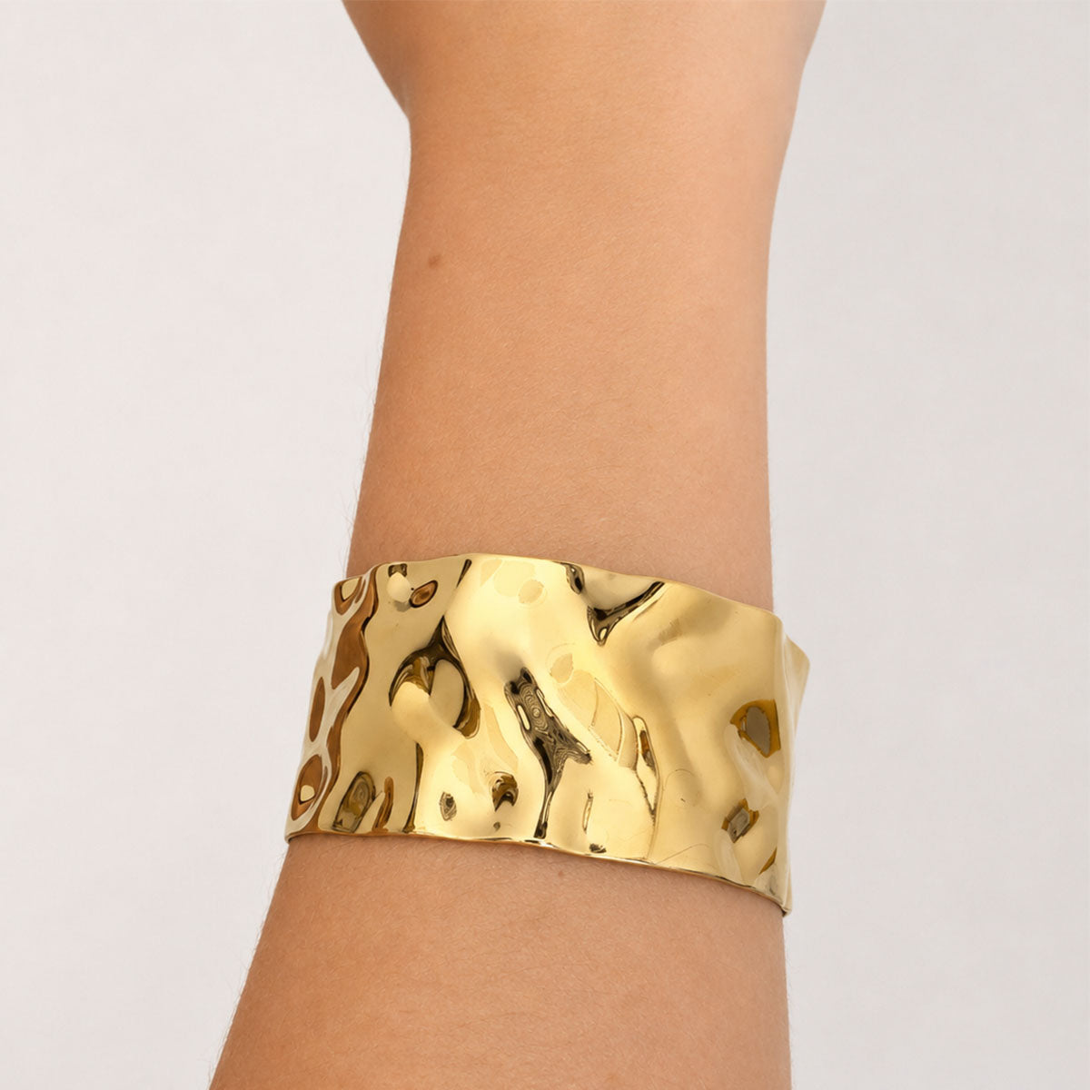 Skye Hammered Cuff Bracelet