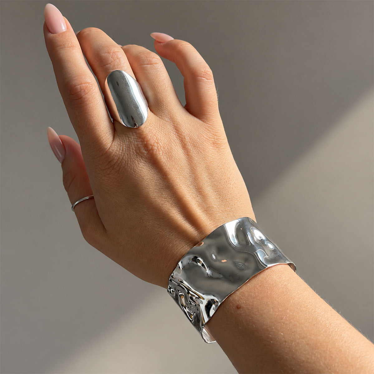 Skye Hammered Cuff Bracelet