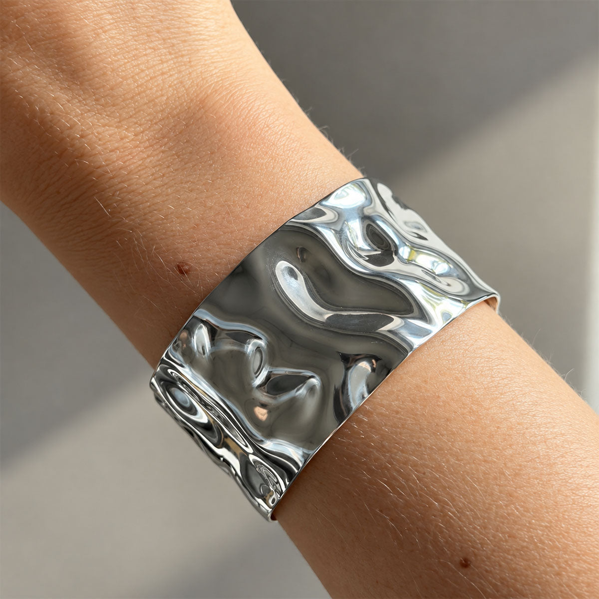 Skye Hammered Cuff Bracelet