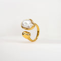 Eira Organic Pearl Ring