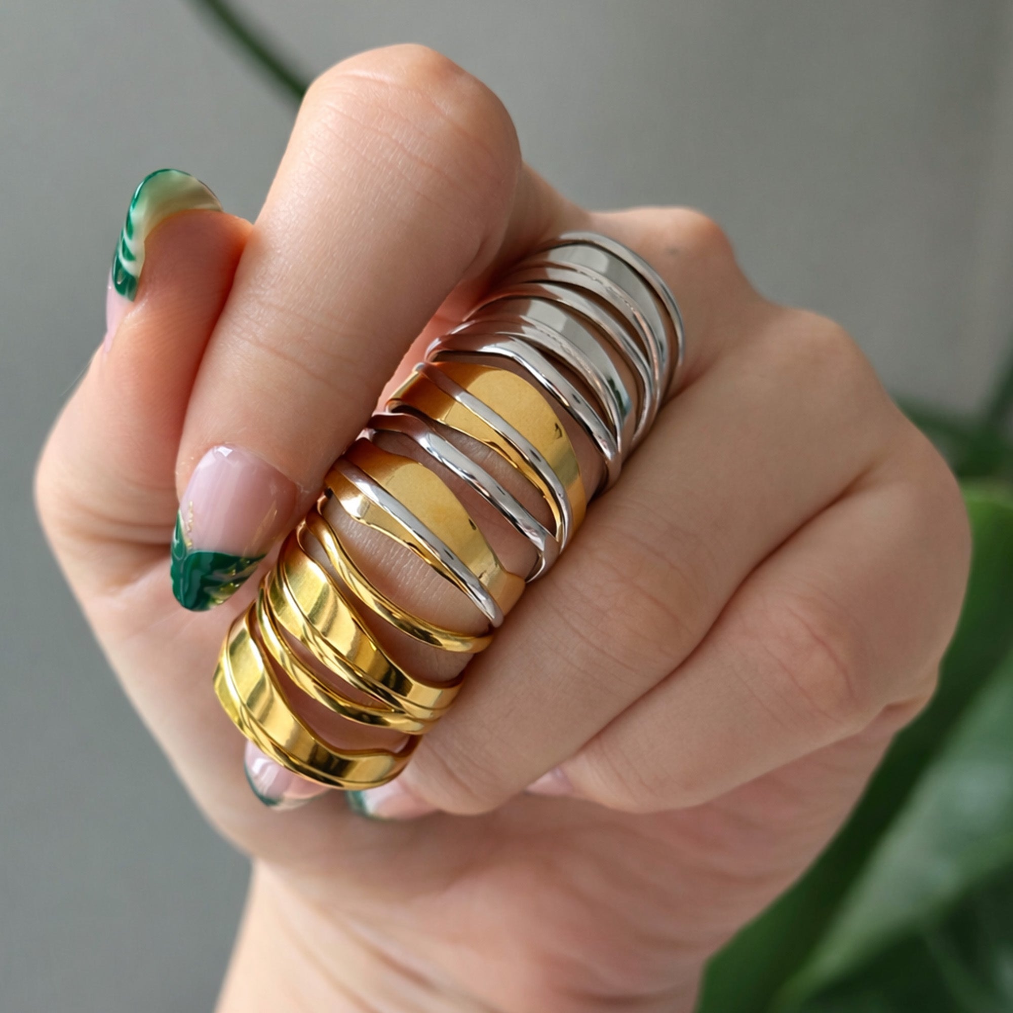 Sena Layered Line Ring