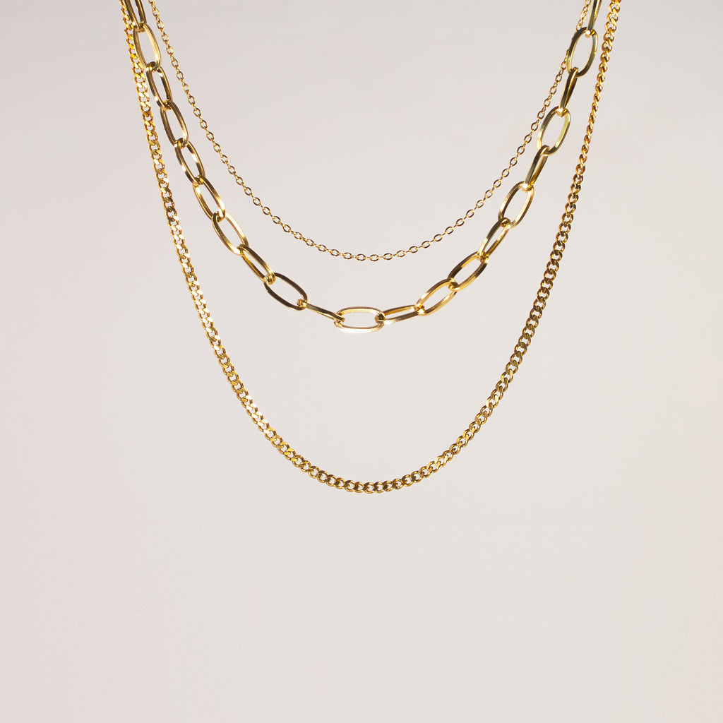 Ayla Triple Layer Necklace
