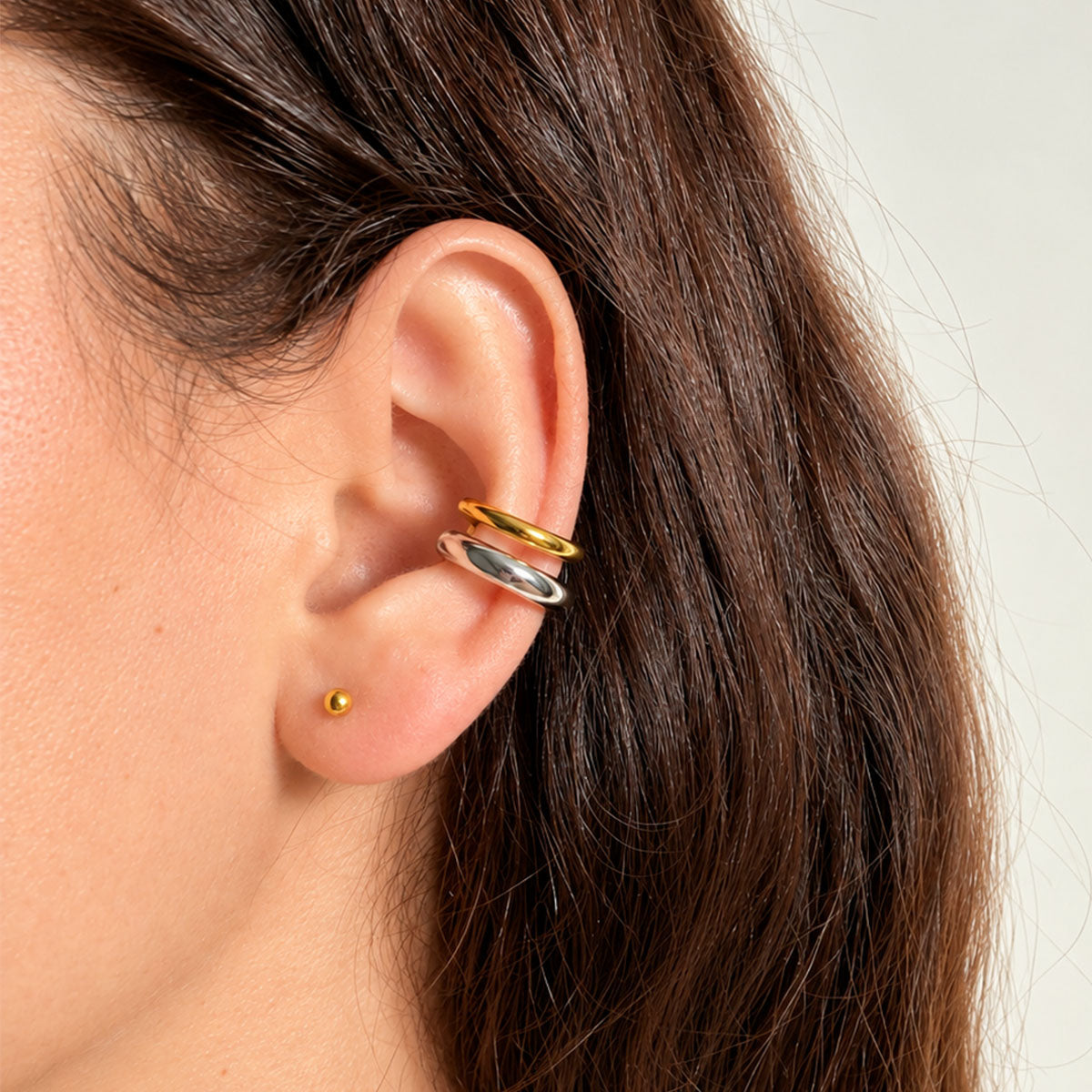 Dilia Double Ring Ear Cuff