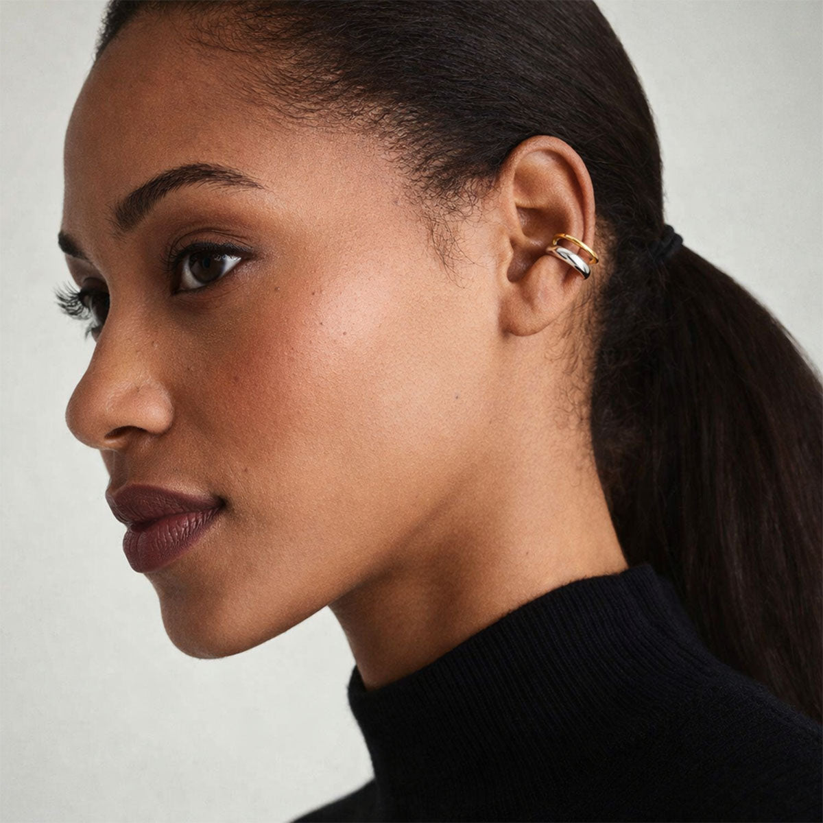 Dilia Double Ring Ear Cuff