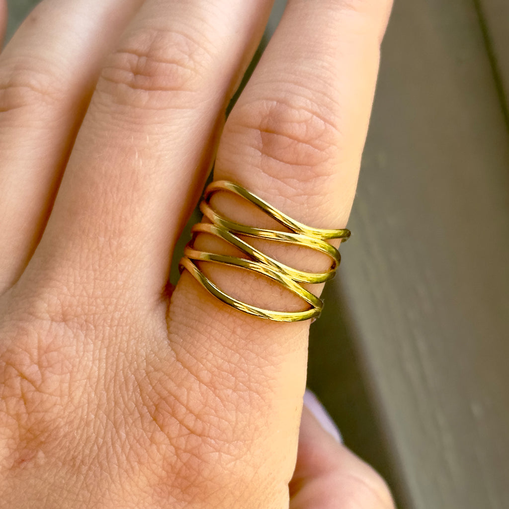 Naya Layered Open Ring