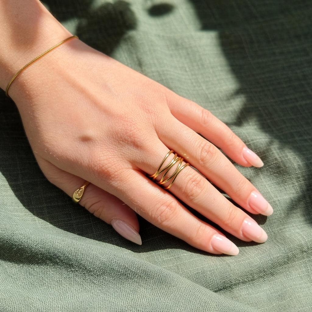 Naya Layered Open Ring