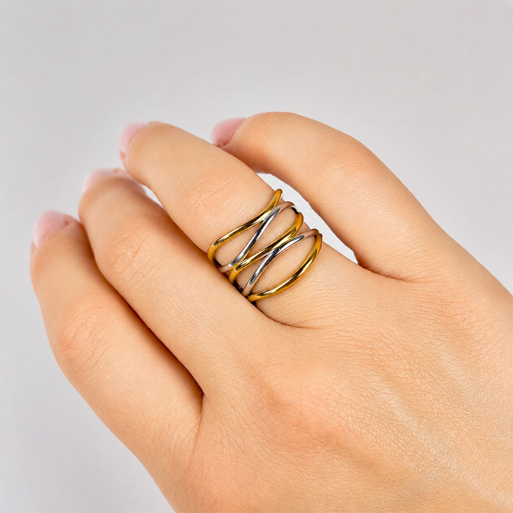 Naya Layered Open Ring