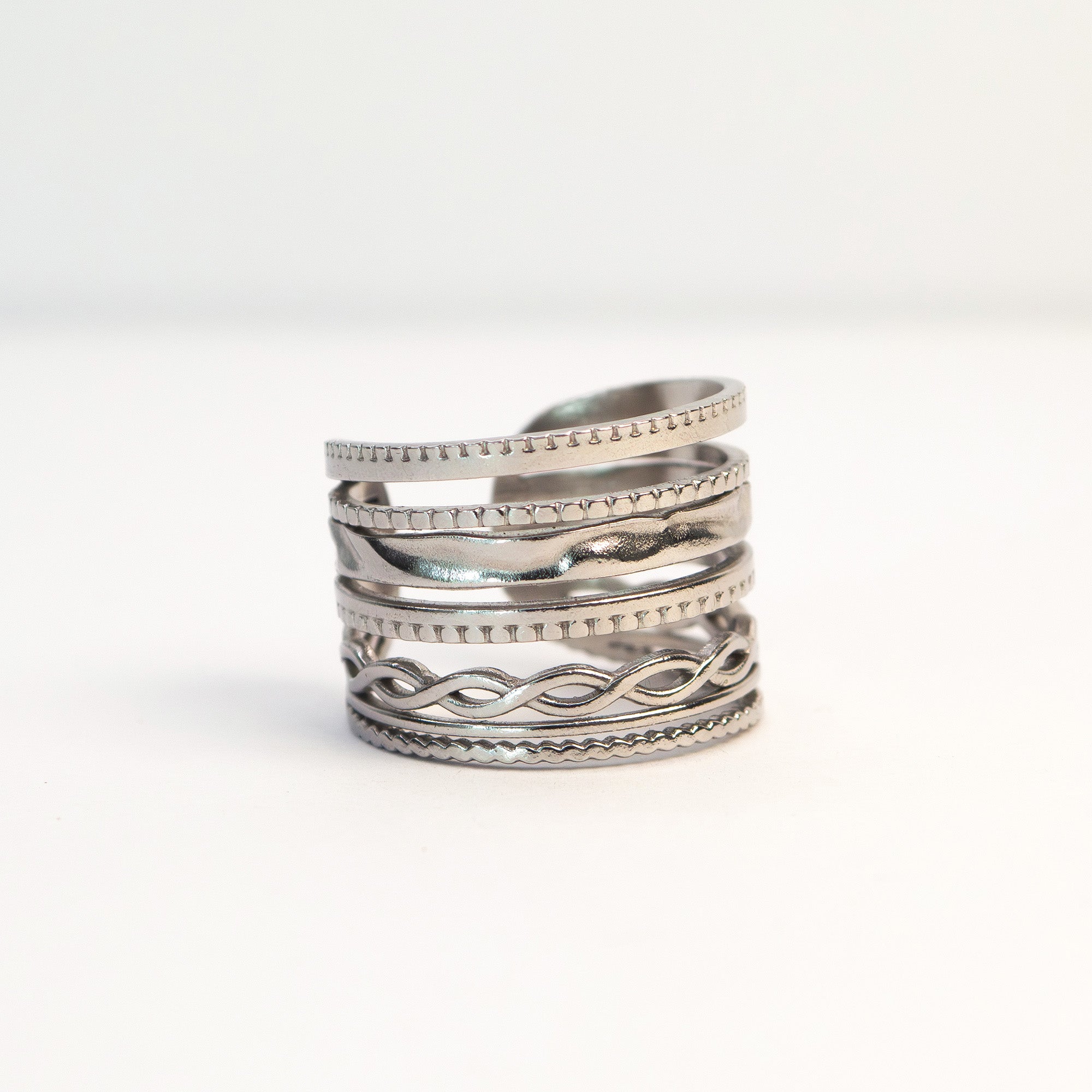 Sora Adjustable Steel Ring